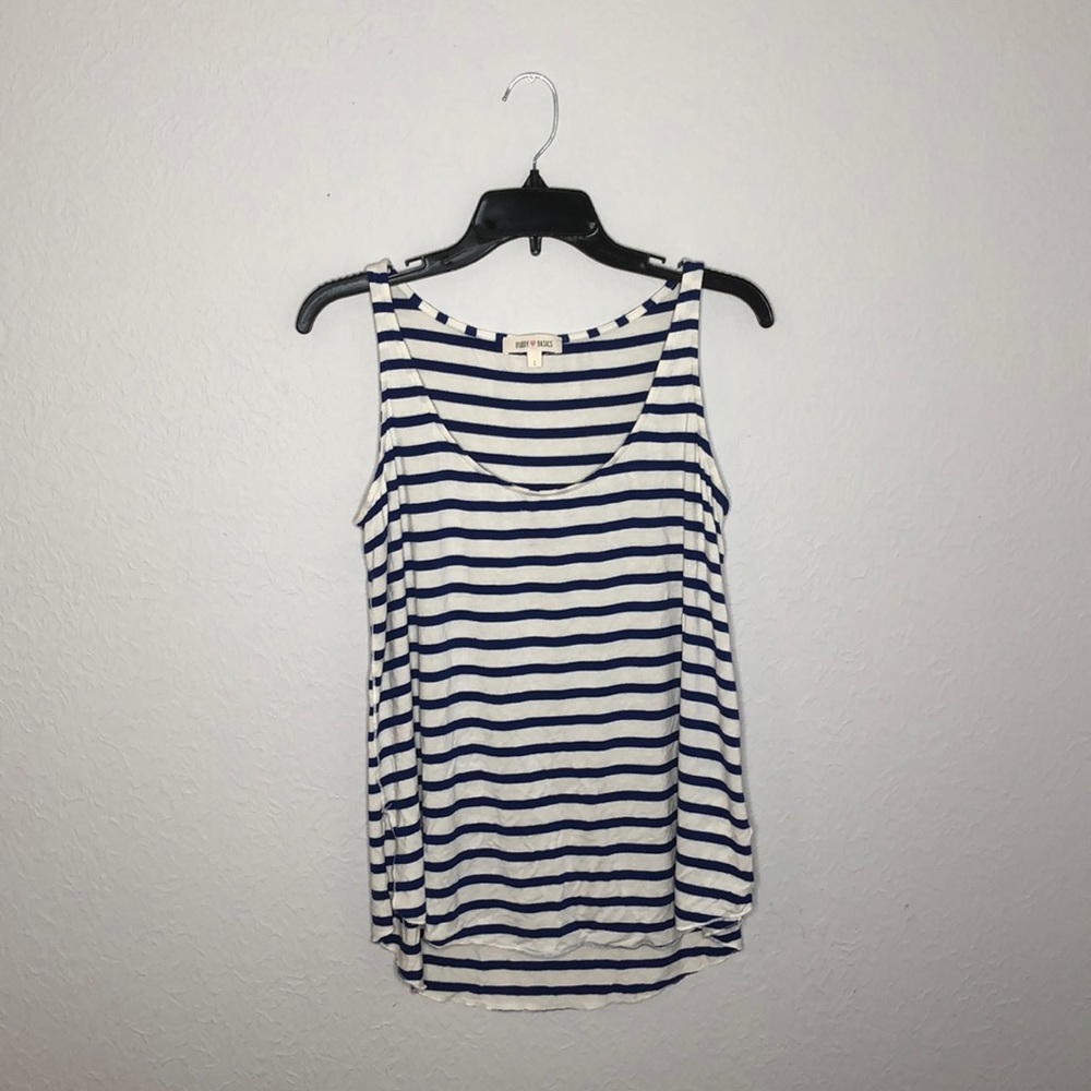 buddy basics striped tank top